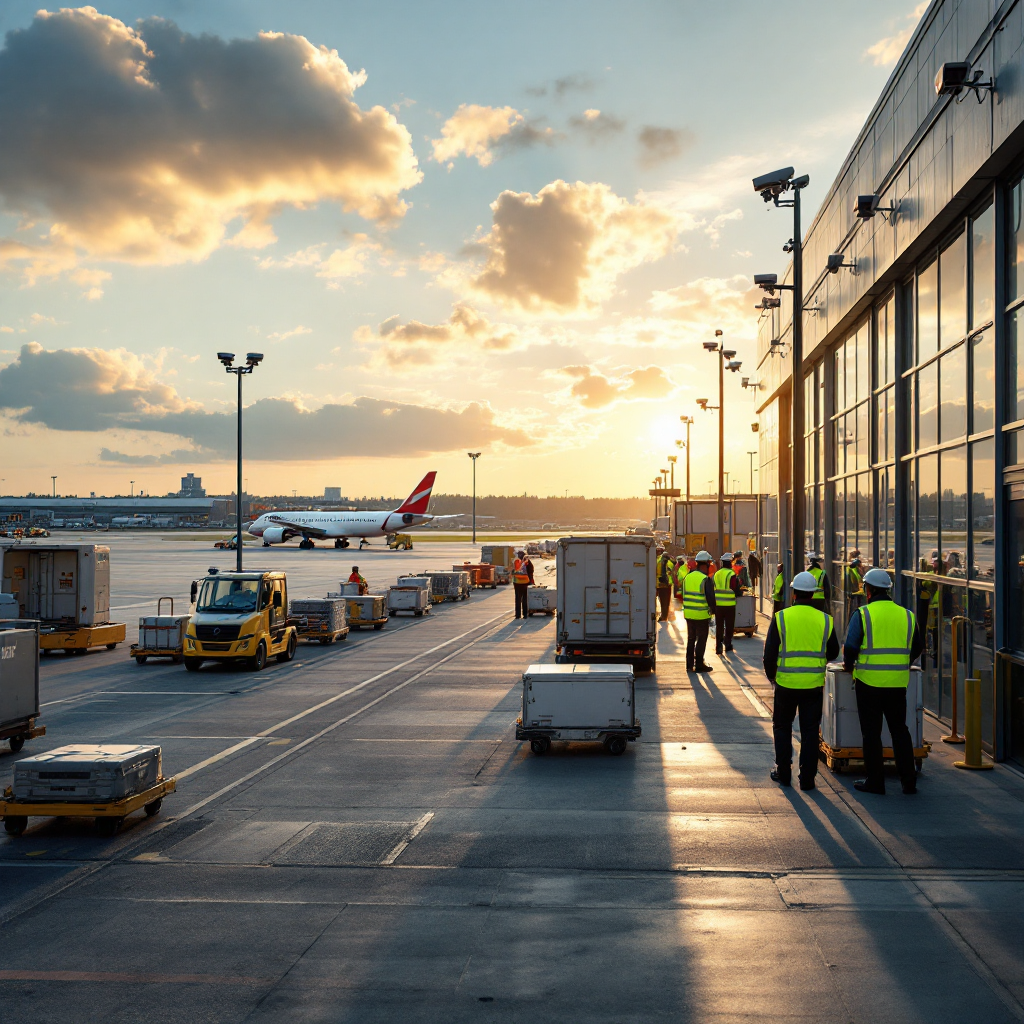 Ground handling operations analytics with CCTV
