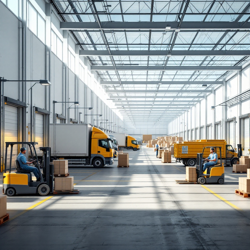 Back-of-house loading dock analytics retail in supply chain