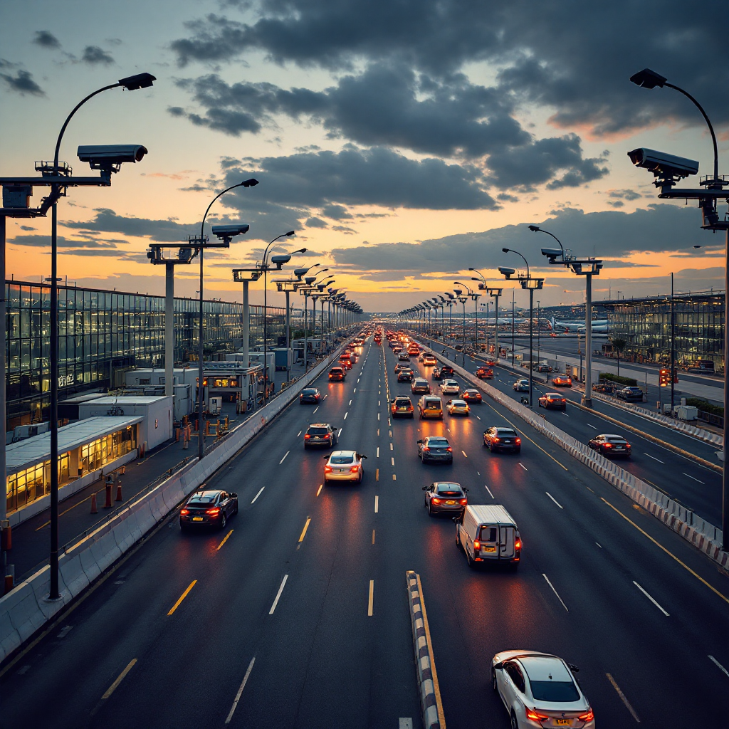 ANPR and LPR licence plate recognition in airports
