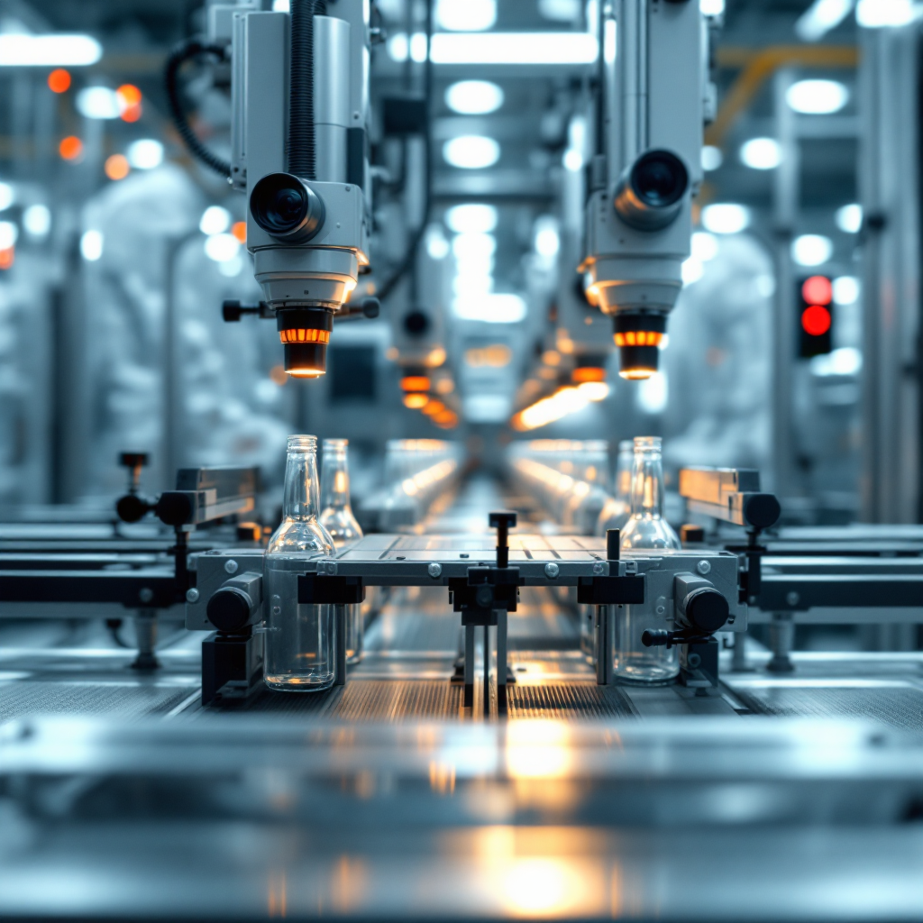 Rilevamento con Intelligenza Artificiale di vetro e corpi estranei sulle linee di produzione