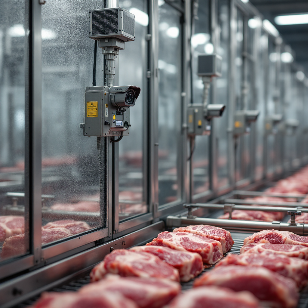 Détection par IA de la contamination des carcasses et des défauts de saignement