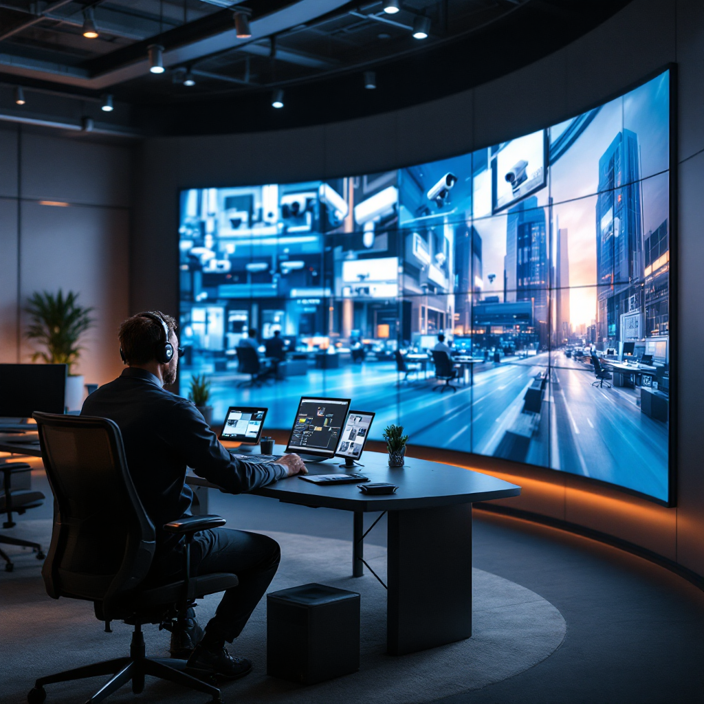 Rola operatora sali kontroli CCTV