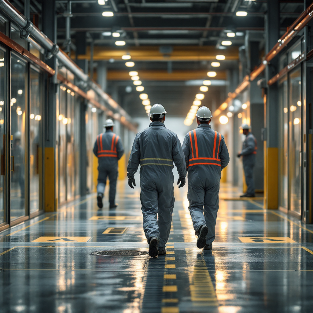 Sécurité au travail : détection par IA des glissades et des chutes dans les zones humides